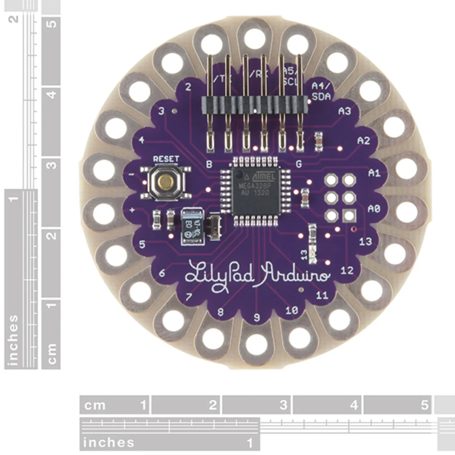 Photo of LilyPad Arduino 328 Main Board