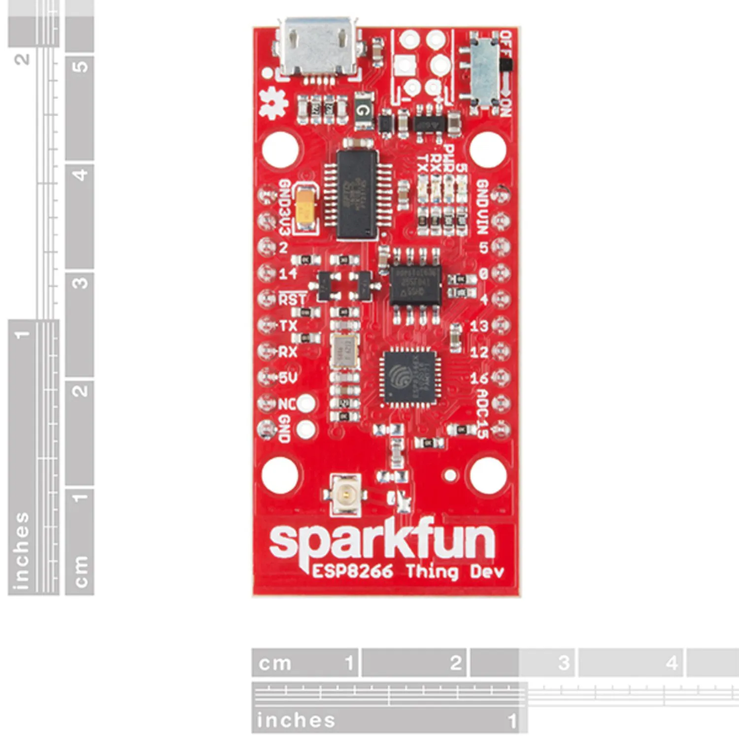 Photo of SparkFun ESP8266 Thing - Dev Board (with Headers)