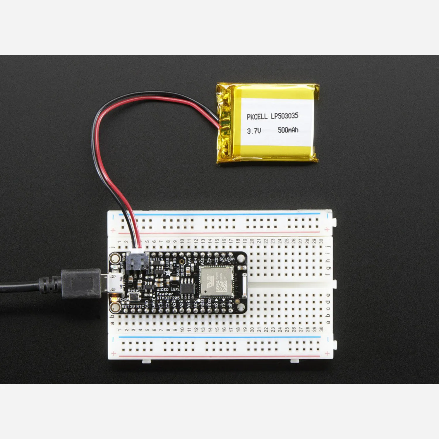 Photo of Adafruit WICED WiFi Feather - STM32F205 with Cypress WICED WiFi