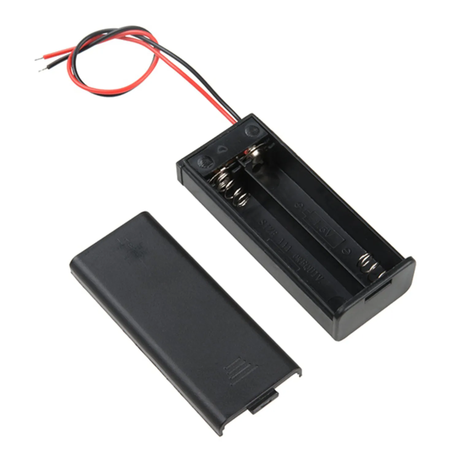 Photo of Battery Holder - 2xAAA with Cover and Switch