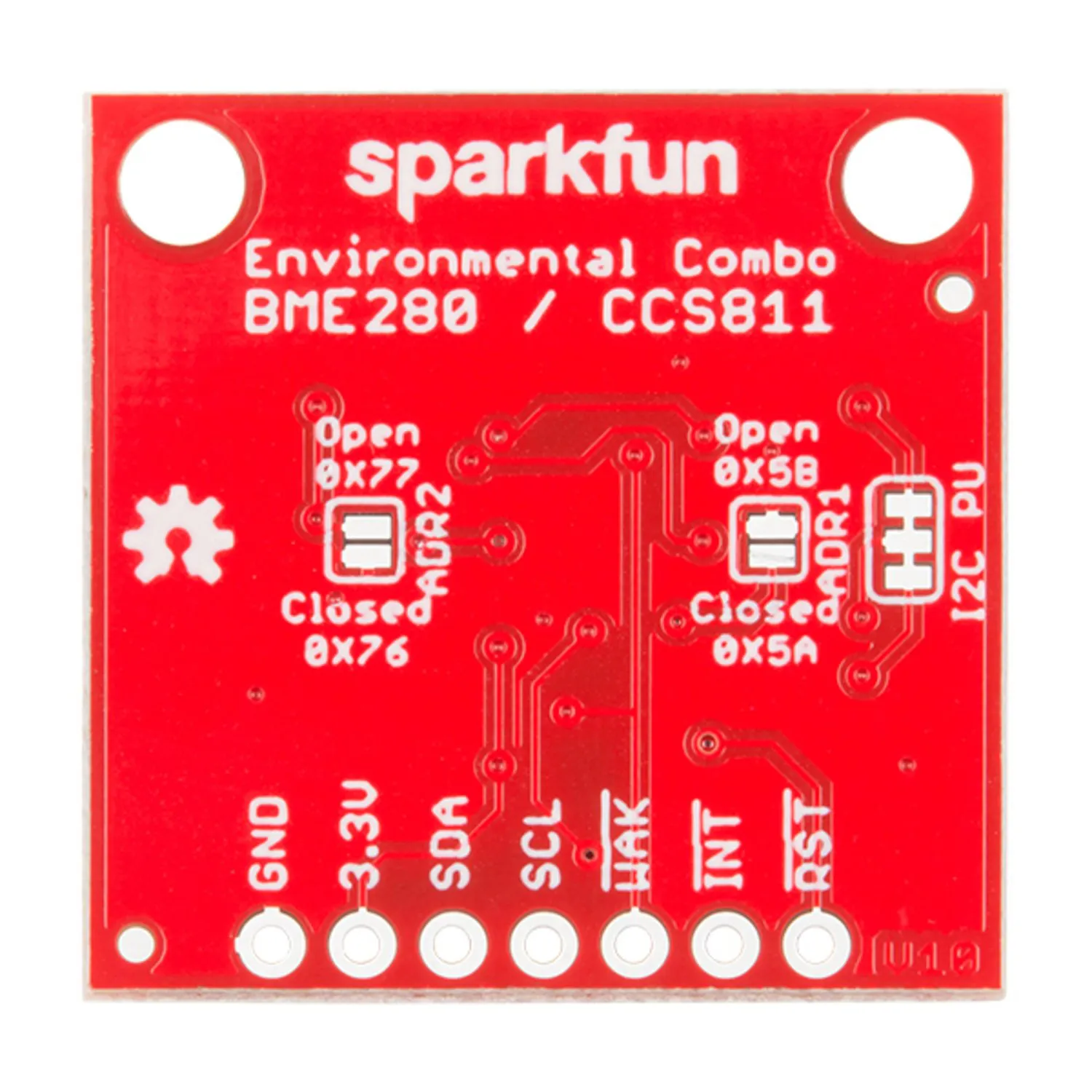 Photo of SparkFun Environmental Combo Breakout - CCS811/BME280 (Qwiic)