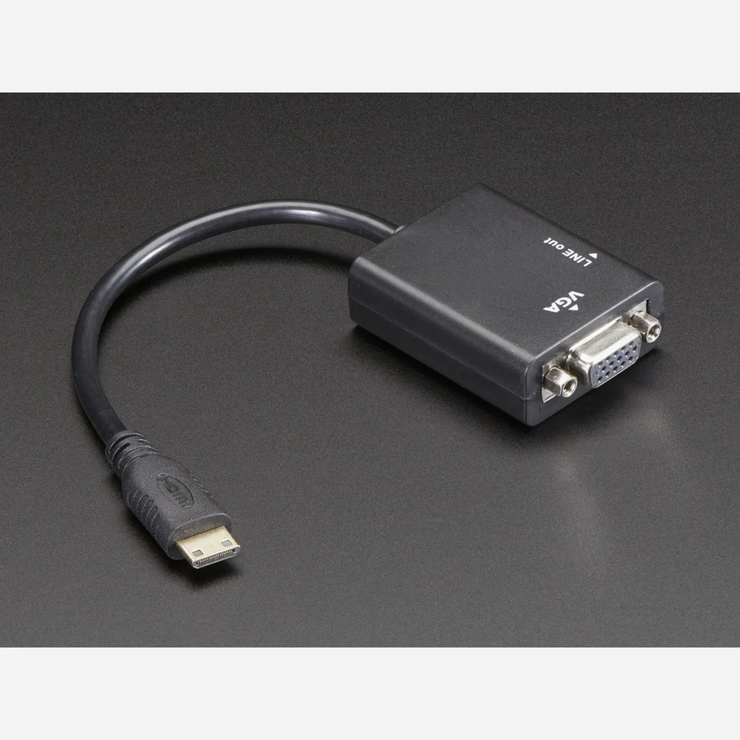 Photo of Mini HDMI to VGA Video Adapter with 3.5mm Stereo Cable