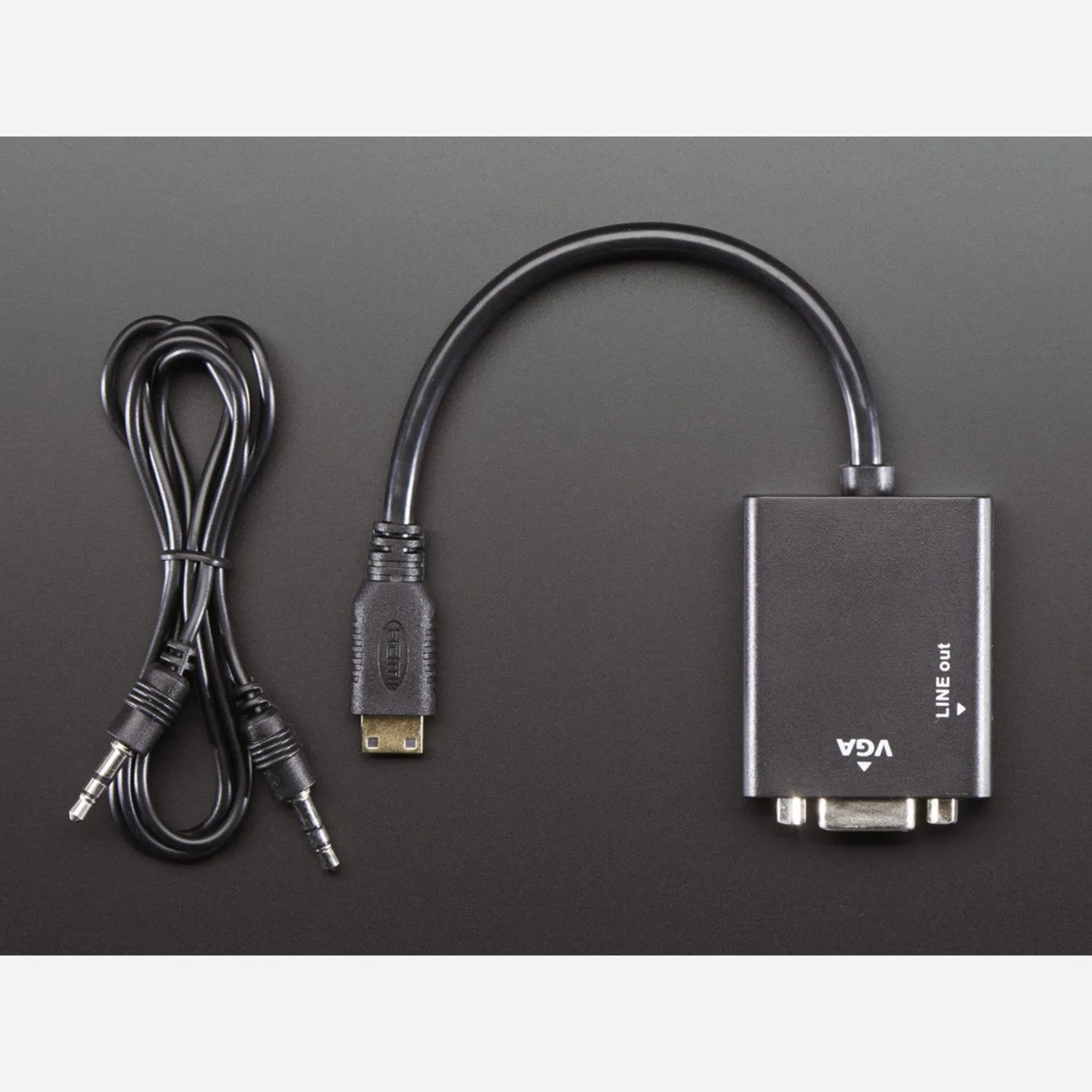 Photo of Mini HDMI to VGA Video Adapter with 3.5mm Stereo Cable