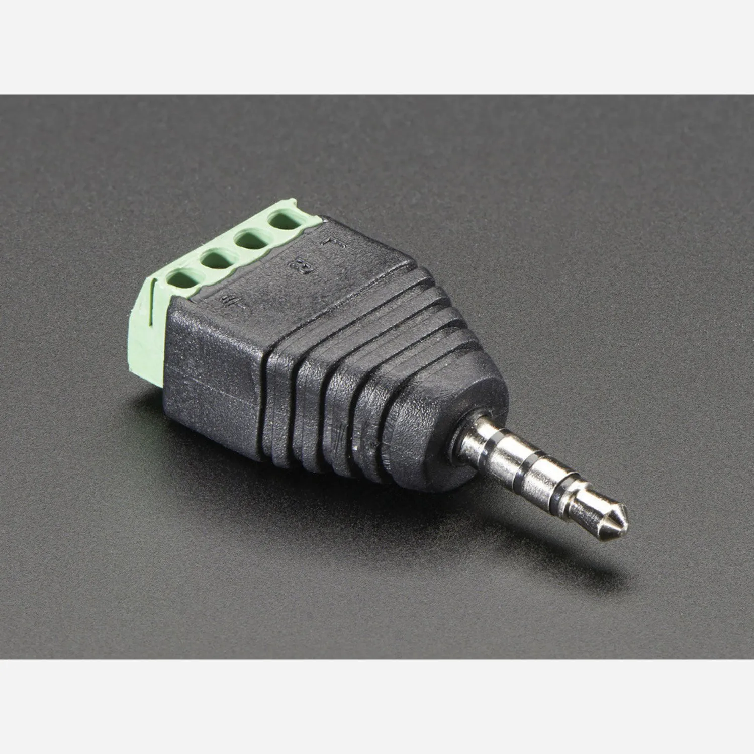 Photo of 3.5mm (1/8) 4-Pole (TRRS) Audio Plug Terminal Block