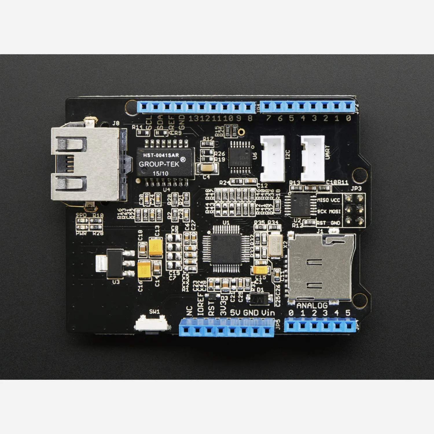 Photo of Ethernet Shield for Arduino - W5500 Chipset
