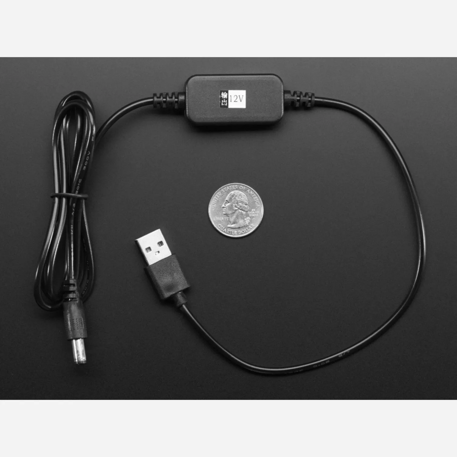 Photo of USB to 2.1mm DC Booster Cable - 12V