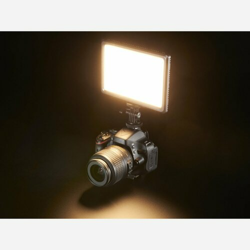 Camera-Mount LED Photography Light - CIE Ra 95 - 3200K to 5600K