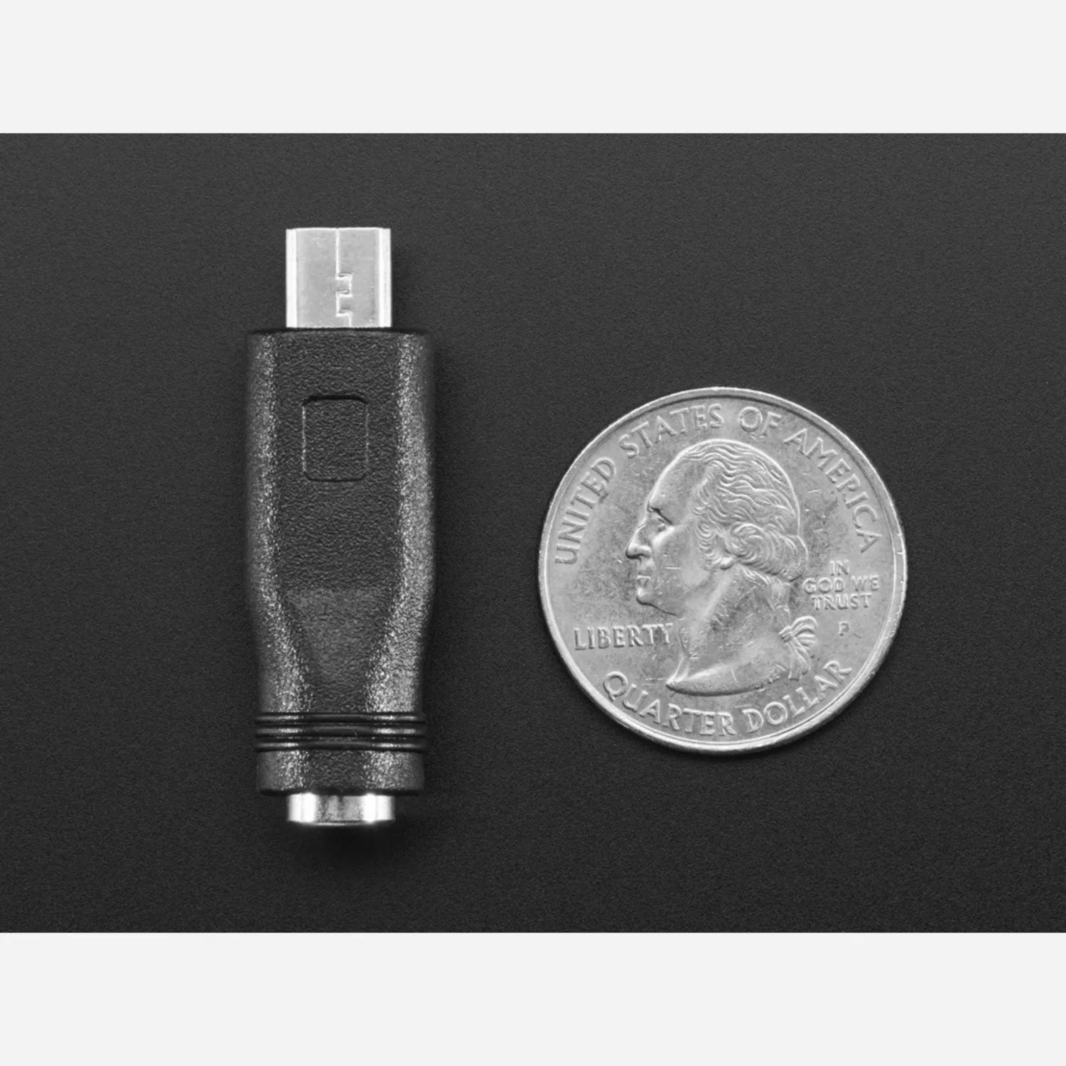 Photo of MicroUSB to 5.5/2.1mm DC Barrel Jack Adapter