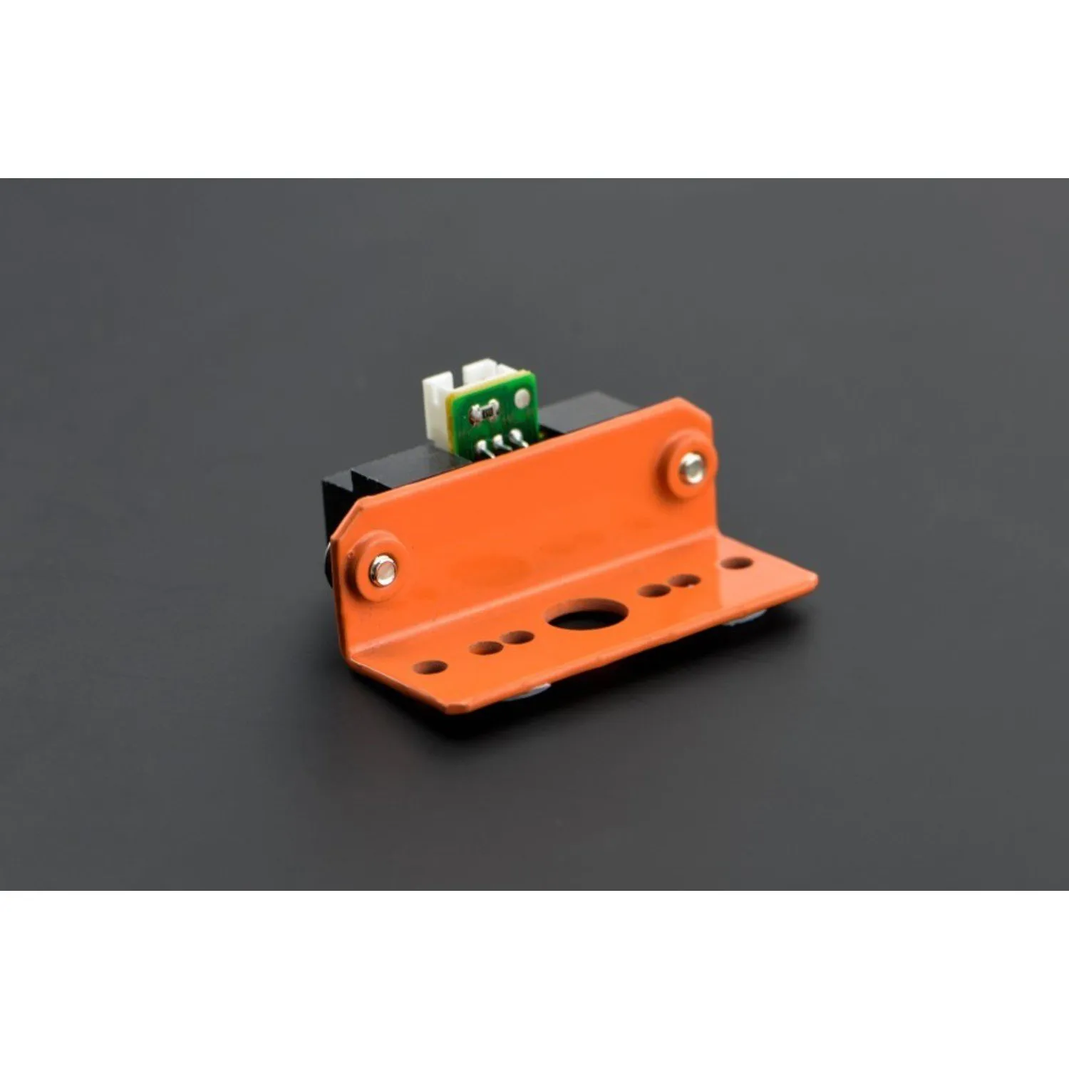 In ZIYUN,IR Sensor Mounting Bracket GP2Y0A21/GP2Y0A02YK ,Infrared distance sensor bracket,designed for GP2D12/2D15/Sharp GP2Y0A02YK IR ranger sensor Orange 