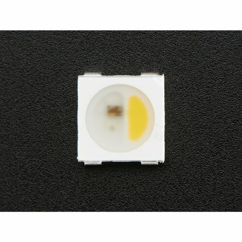 NeoPixel RGBW LEDs w/ Integrated Driver Chip - Warm White [~3000K - White Casing - 10 Pack]