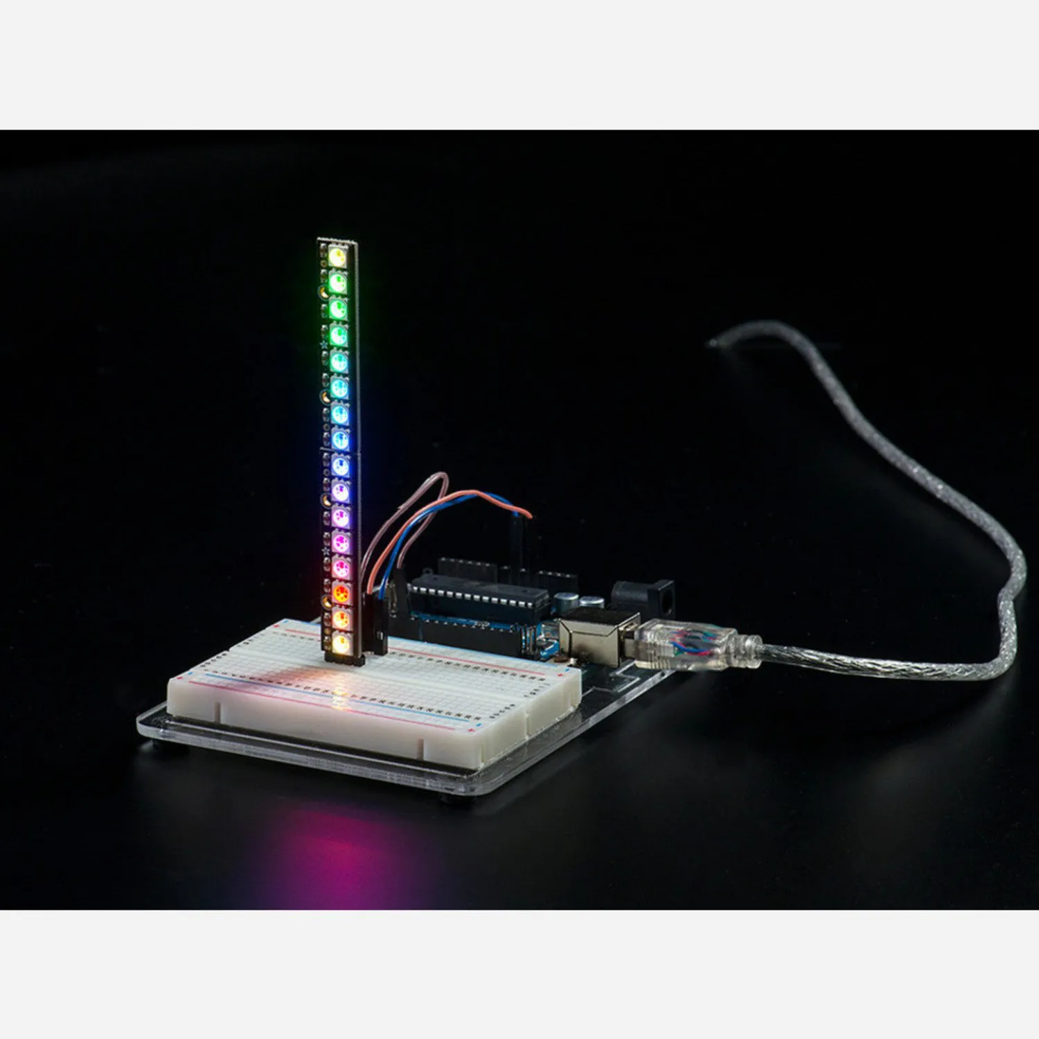 Photo of NeoPixel Stick - 8 x 5050 RGB LED with Integrated Drivers