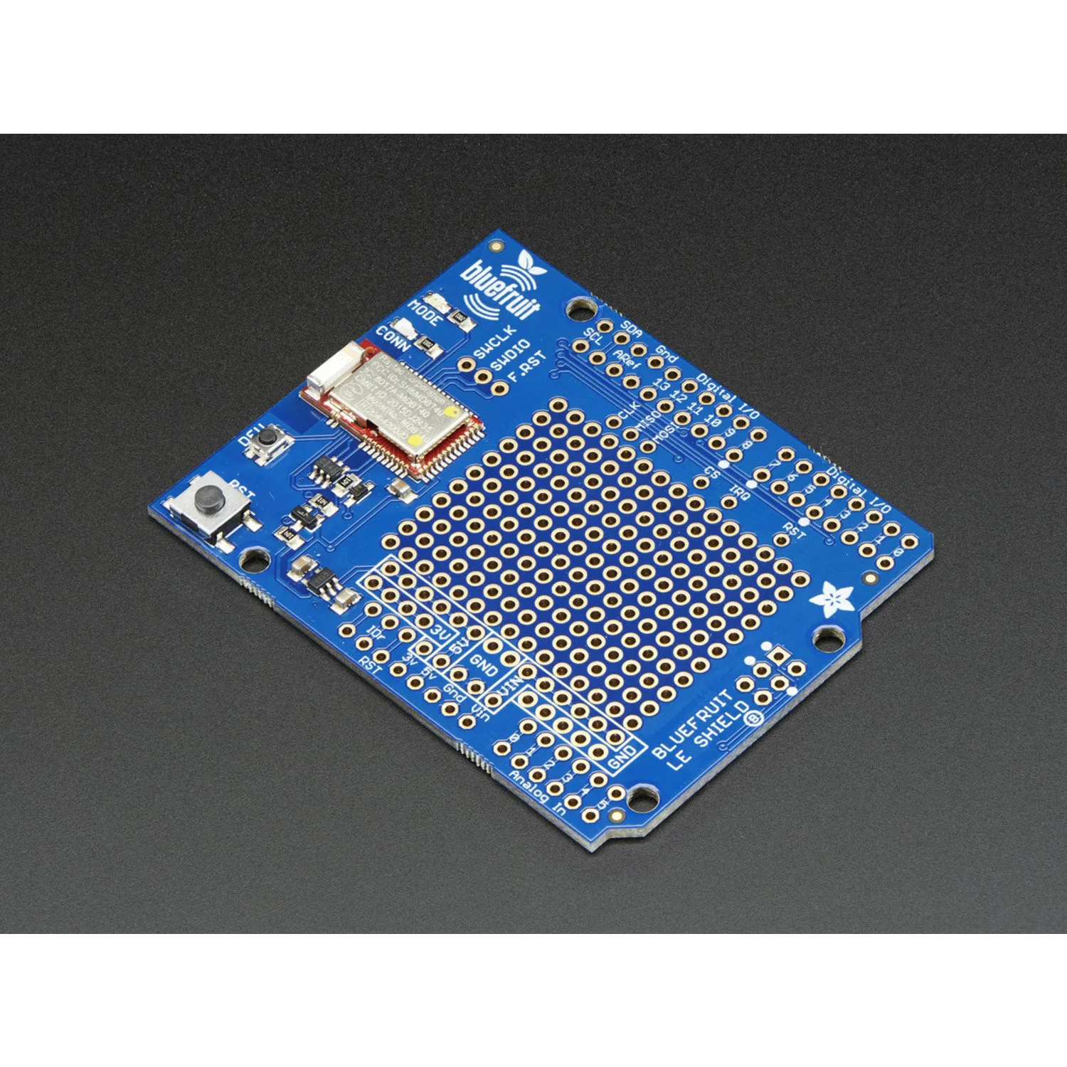 Photo of Adafruit Bluefruit LE Shield - Bluetooth LE for Arduino