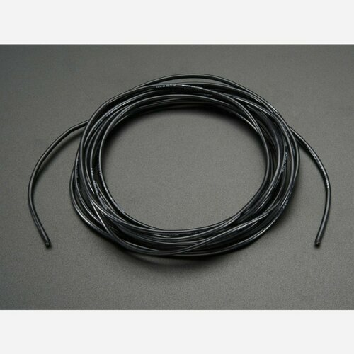 Silicone Cover Stranded-Core Wire - 2m 26AWG Black