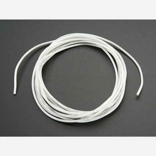 Silicone Cover Stranded-Core Wire - 2m 26AWG White