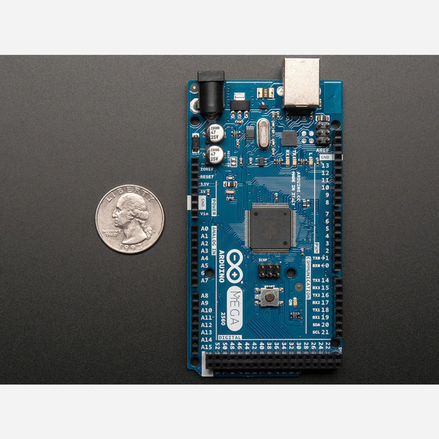 Photo of Arduino Mega 2560 R3 (Atmega2560 - assembled) [Mega!]