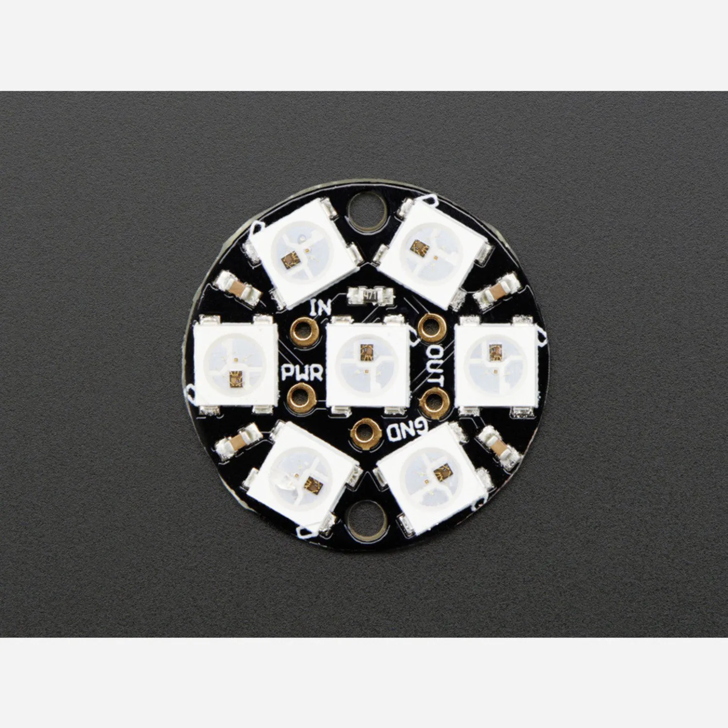Photo of NeoPixel Jewel - 7 x 5050 RGB LED with Integrated Drivers