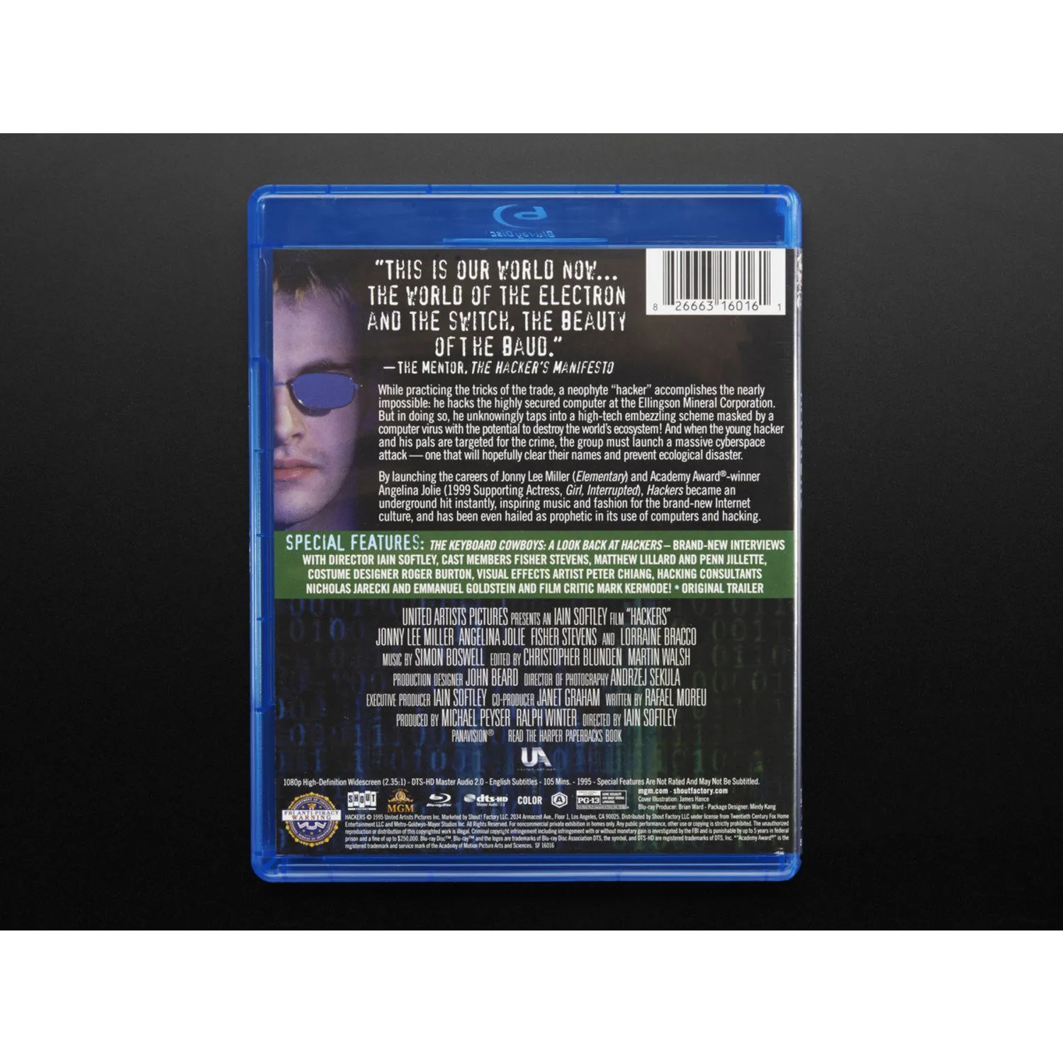 Photo of Hackers Blu-ray - 20th anniversary edition