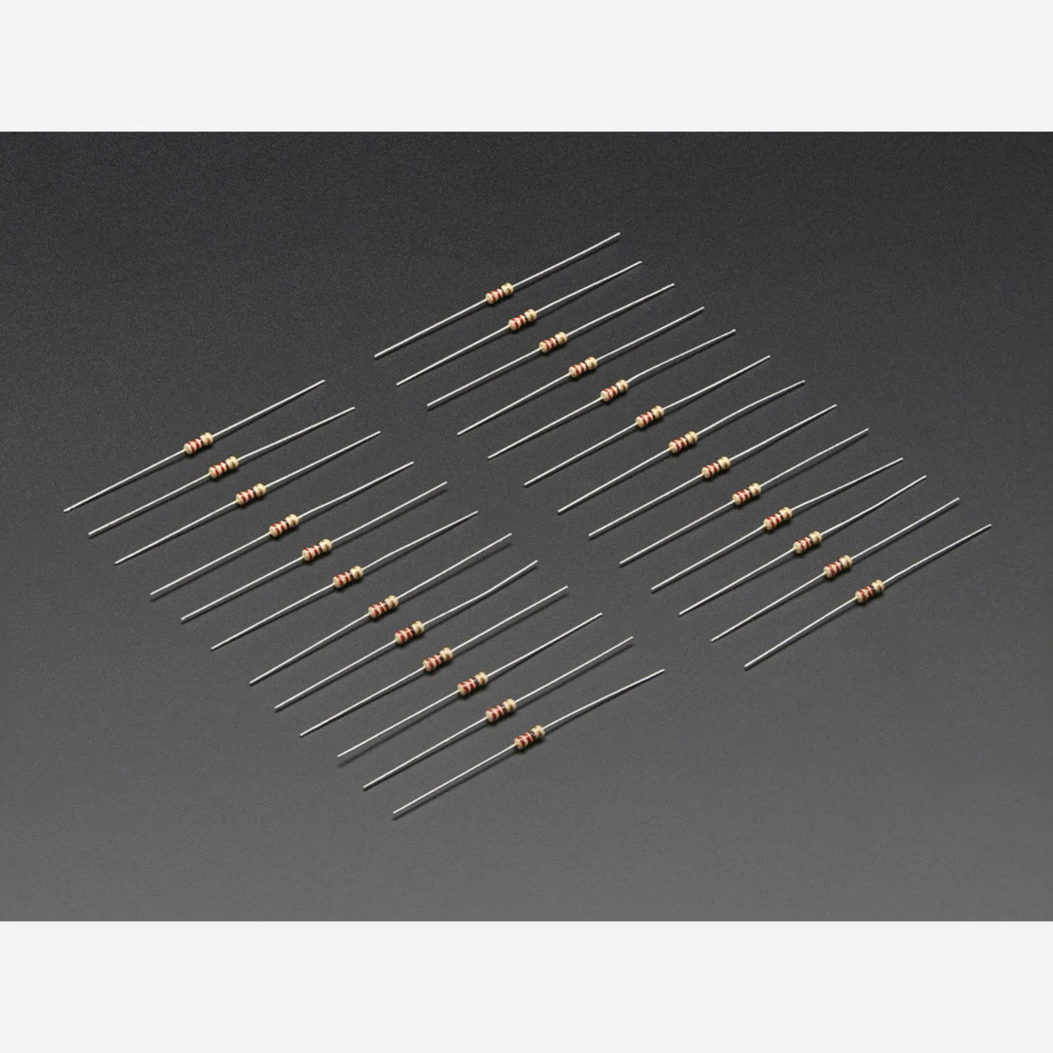 Photo of Through-Hole Resistors - 220 ohm 5% 1/4W - Pack of 25