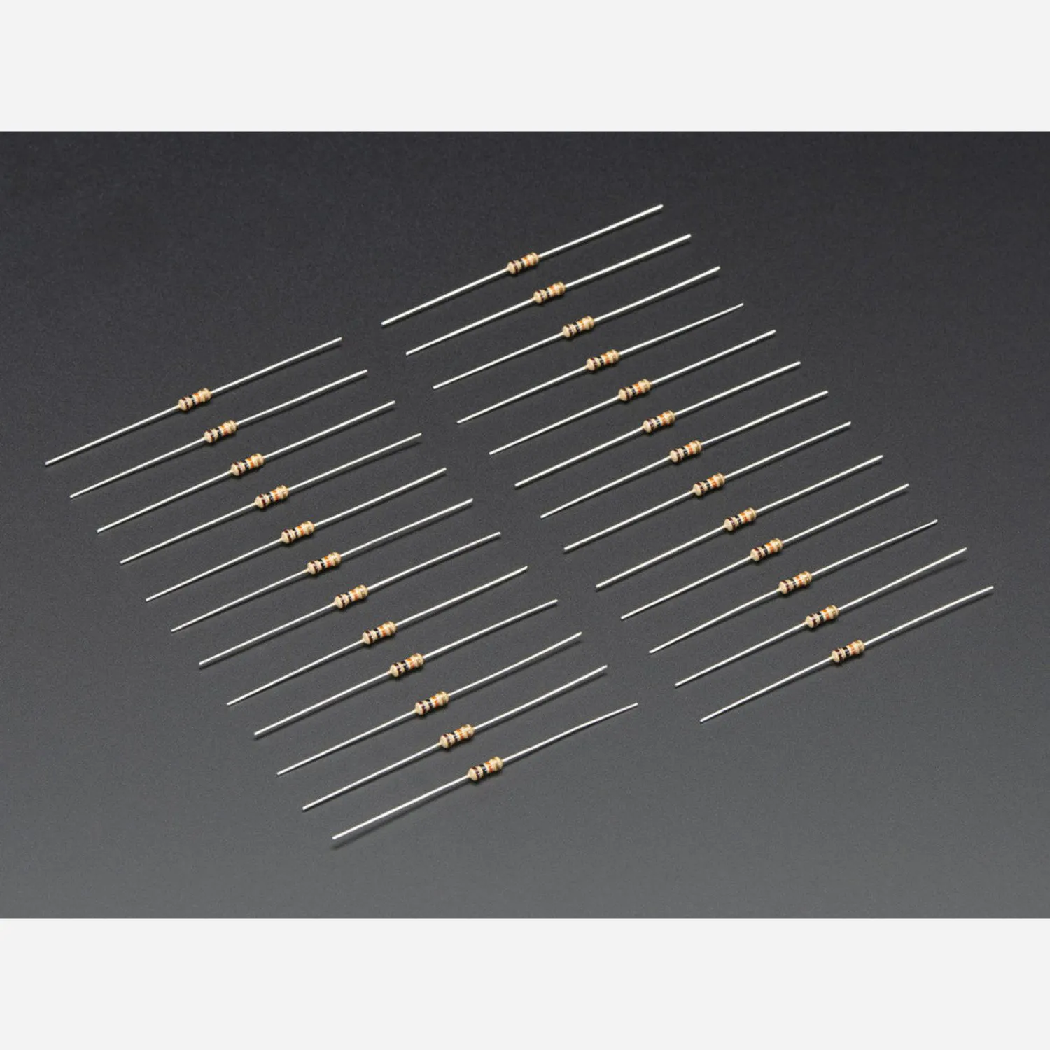 Photo of Through-Hole Resistors - 10K ohm 5% 1/4W - Pack of 25