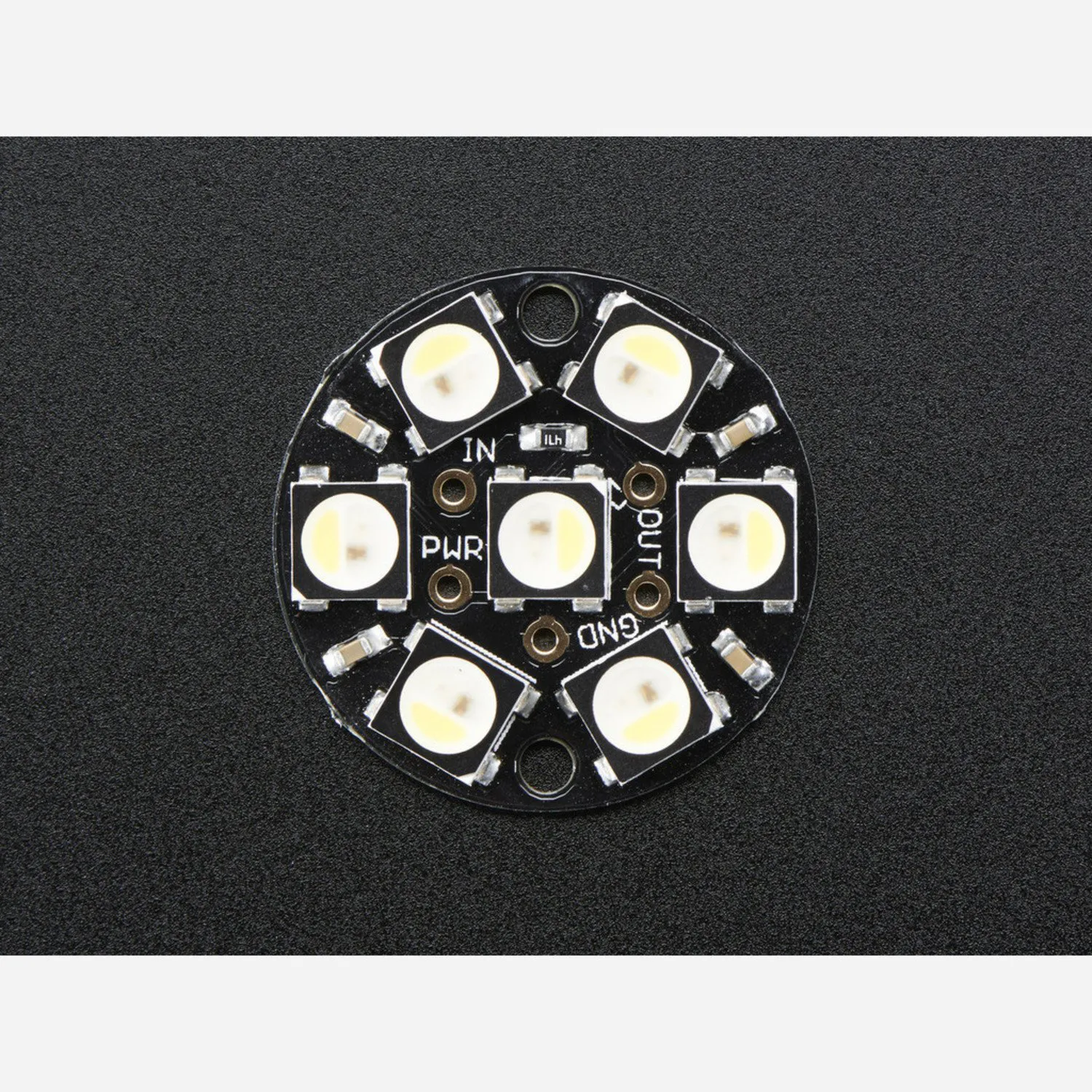 Photo of NeoPixel Jewel - 7 x 5050 RGBW LED w/ Integrated Drivers - Cool White - ~6000K
