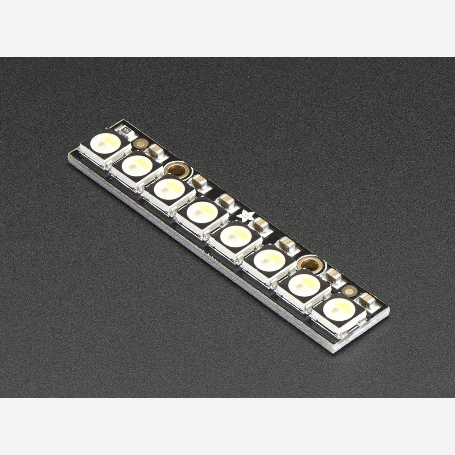 Photo of NeoPixel Stick - 8 x 5050 RGBW LEDs - Warm White - ~3000K