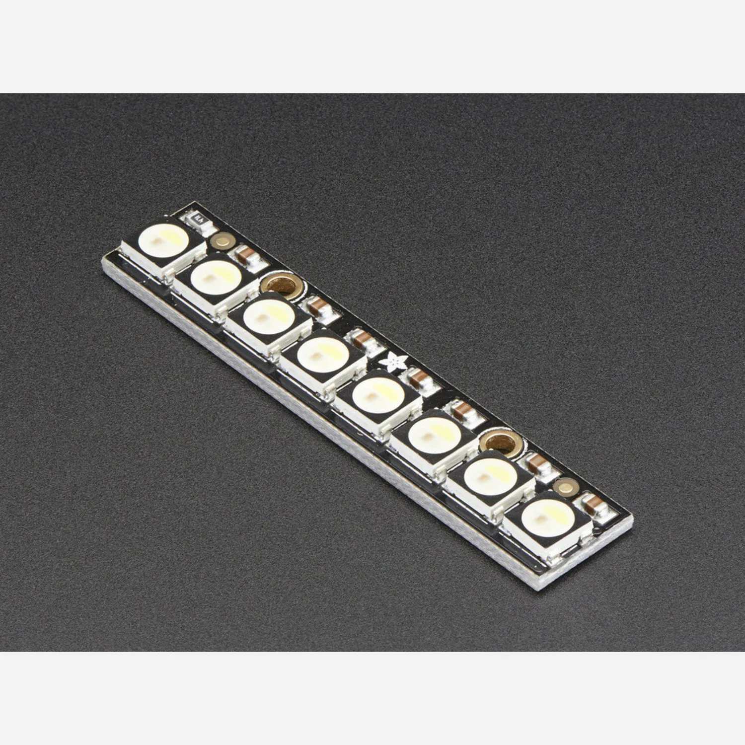 Photo of NeoPixel Stick - 8 x 5050 RGBW LEDs - Cool White - ~6000K