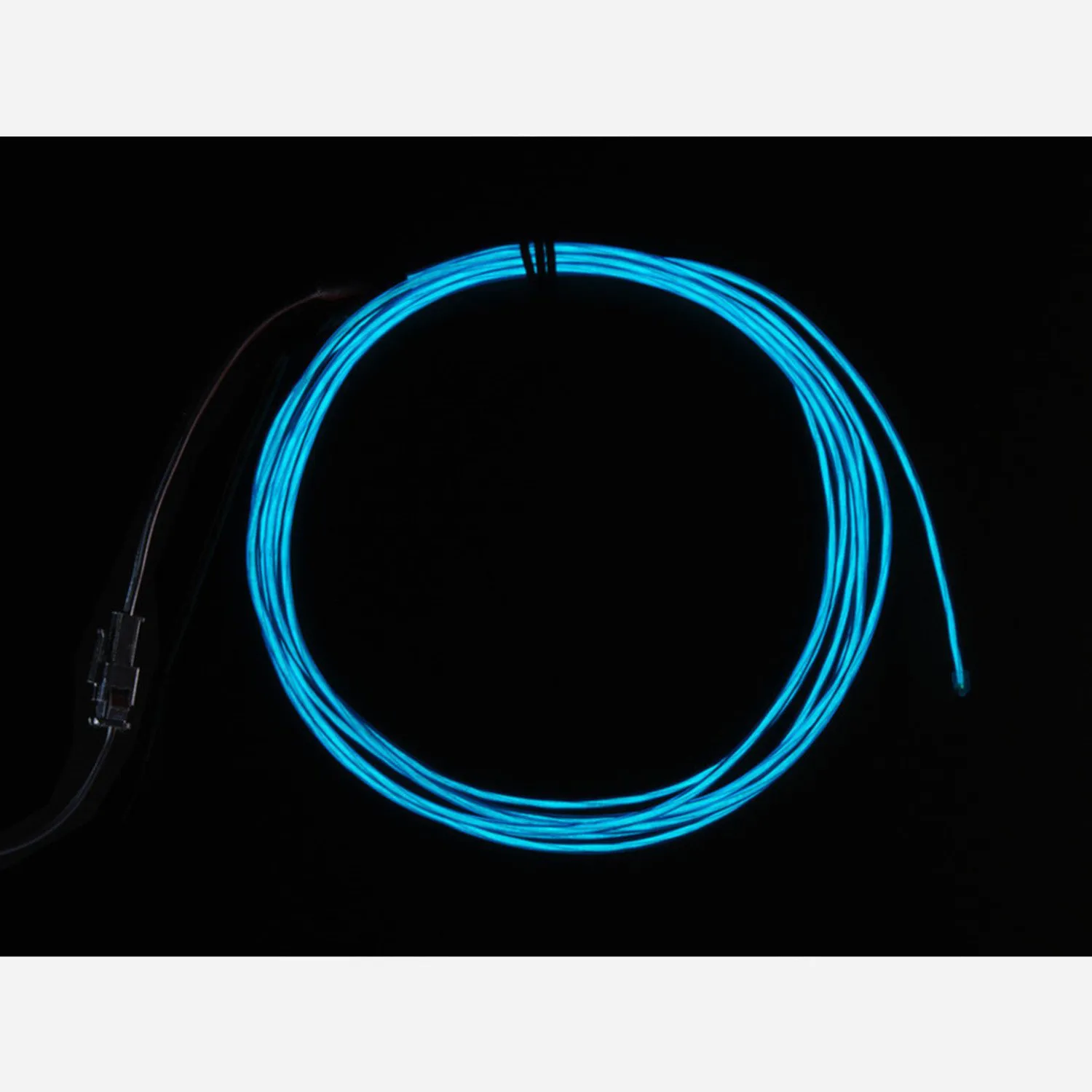 Photo of EL wire starter pack - Blue 2.5 meter (8.2 ft)