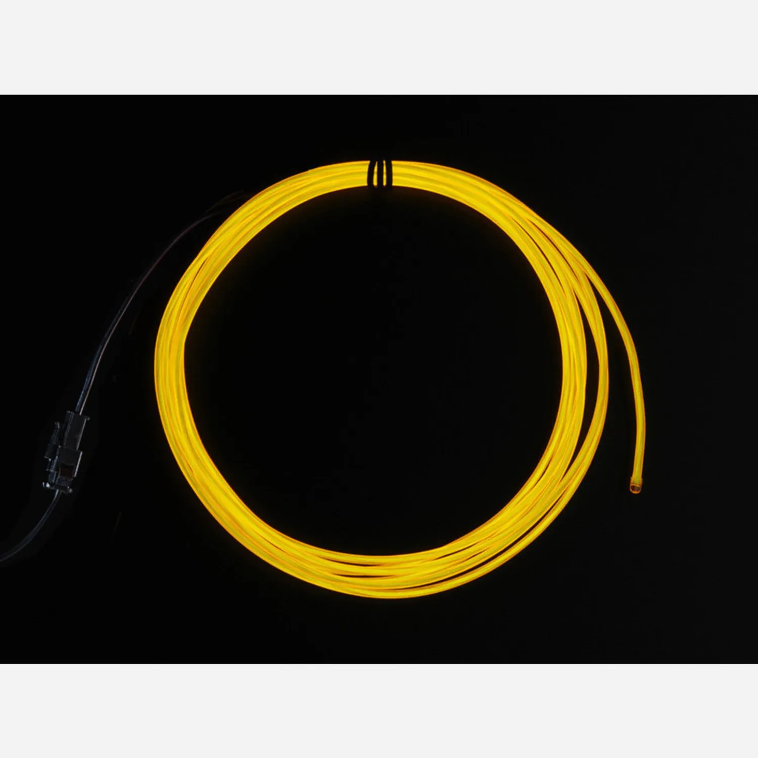 Photo of EL wire starter pack - Yellow 2.5 meter (8.2 ft)