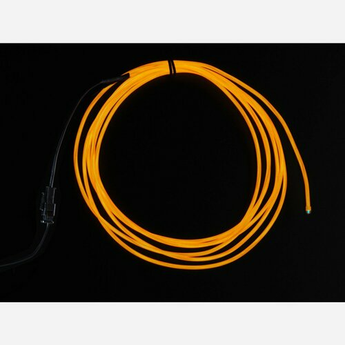 EL wire starter pack - Orange 2.5 meter (8.2 ft)