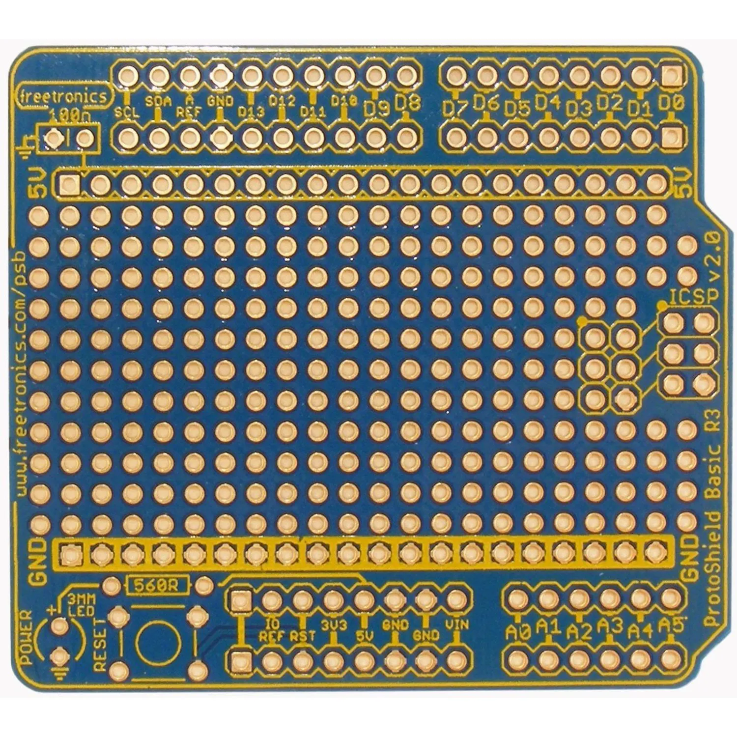 Photo of ProtoShield Basic for Arduino