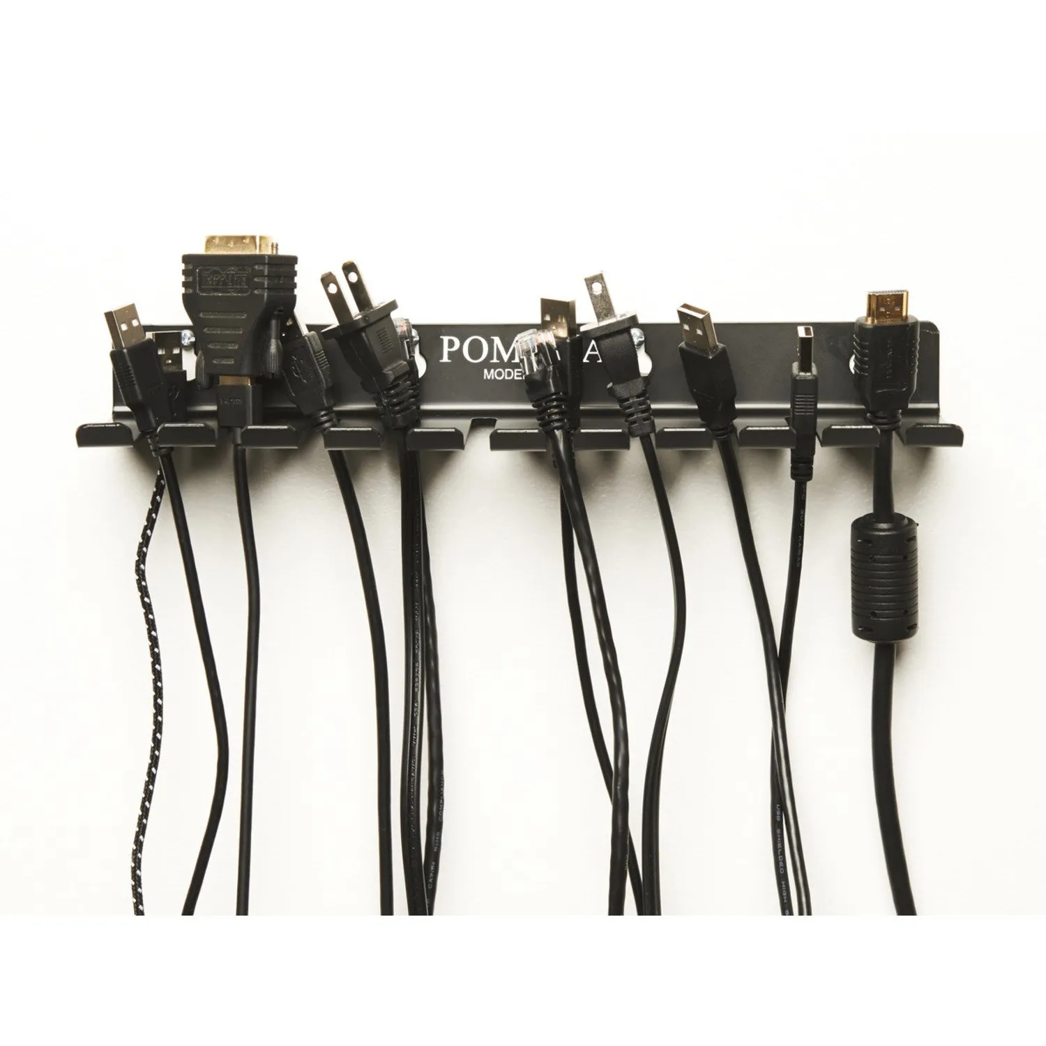 Photo of Pomona Test Lead Holder - For cables up to .32 / 0 AWG diameter [Black - POM-4408]