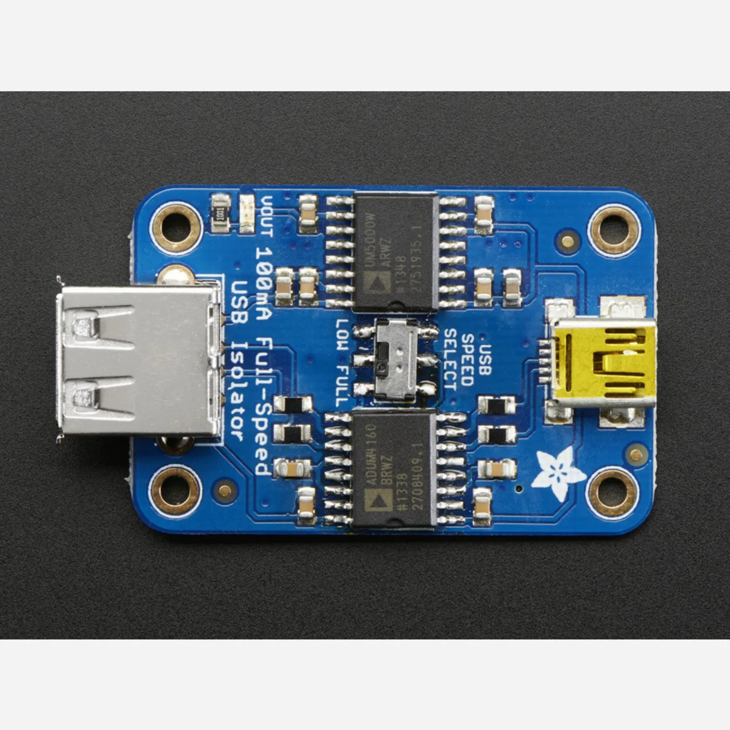 Photo of Adafruit USB Isolator - 100mA Isolated Low/Full Speed USB