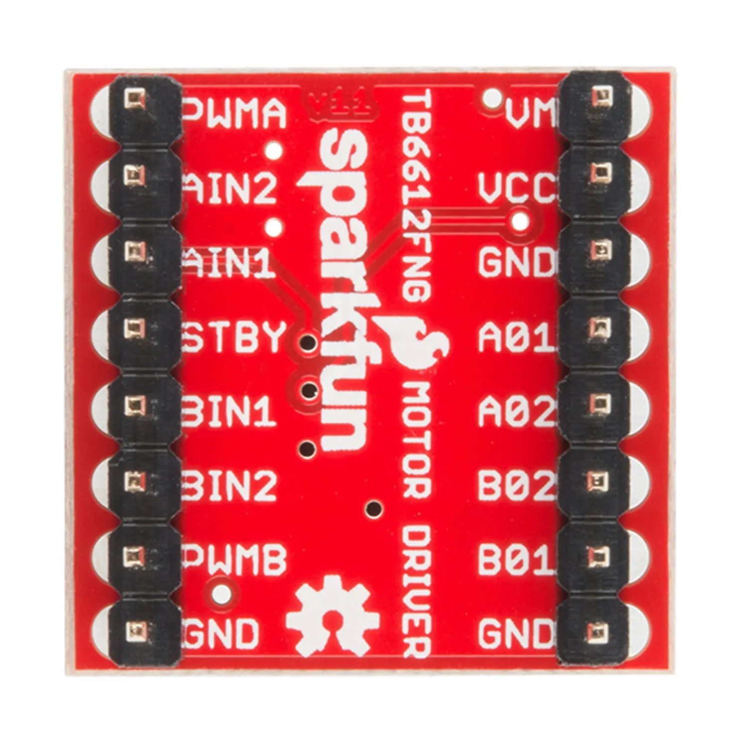 Photo of SparkFun Motor Driver - Dual TB6612FNG (with Headers)