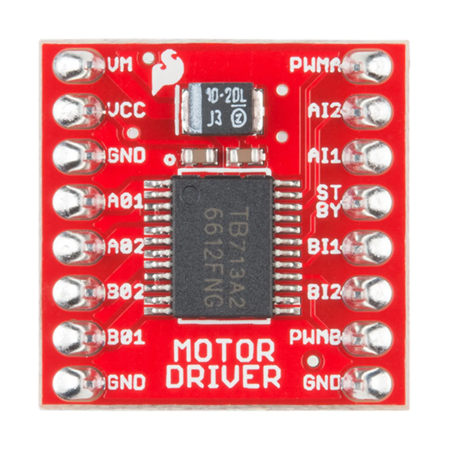 Photo of SparkFun Motor Driver - Dual TB6612FNG (with Headers)