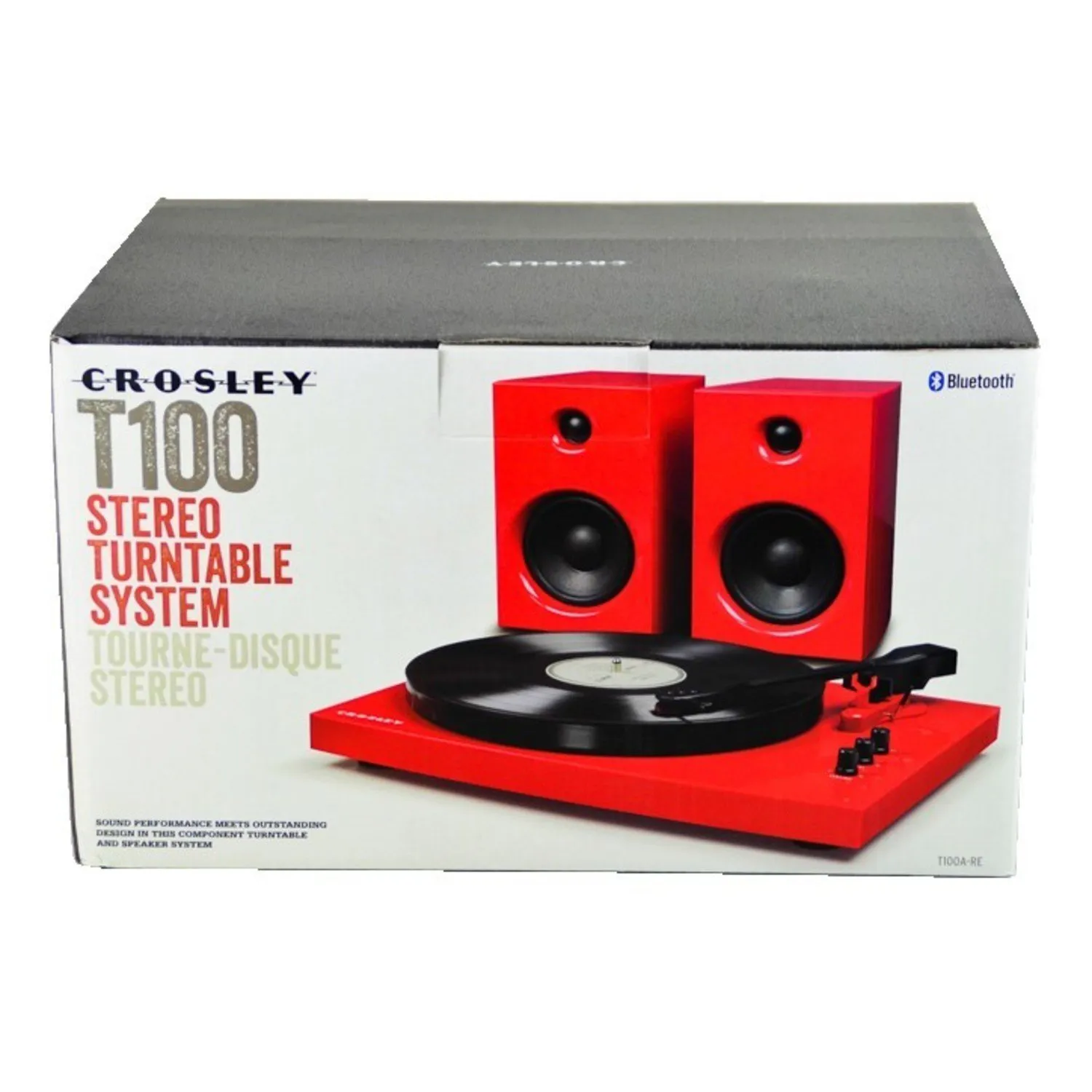 Crosley t100 stereo turntable clearance system