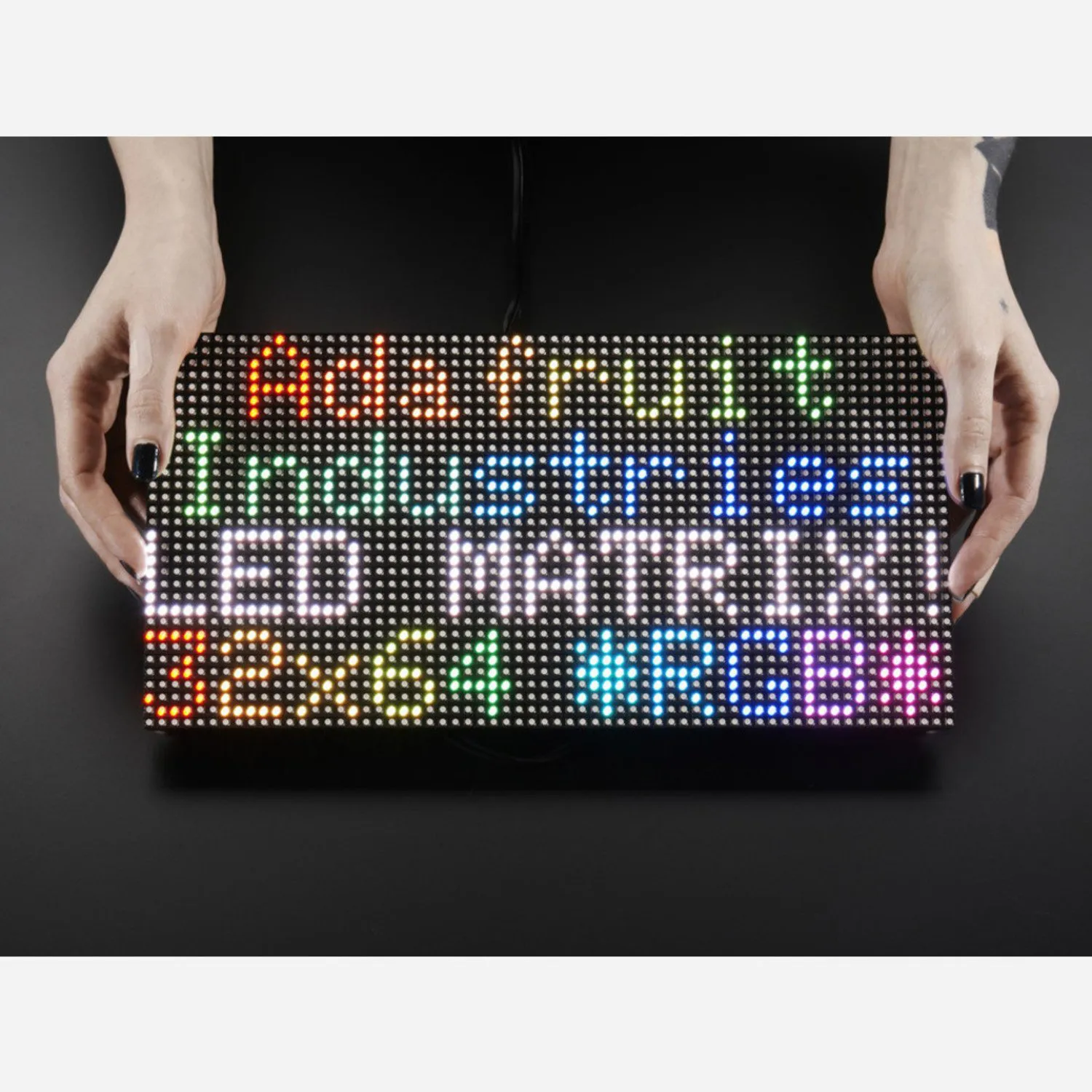 Photo of 64x32 RGB LED Matrix - 5mm pitch