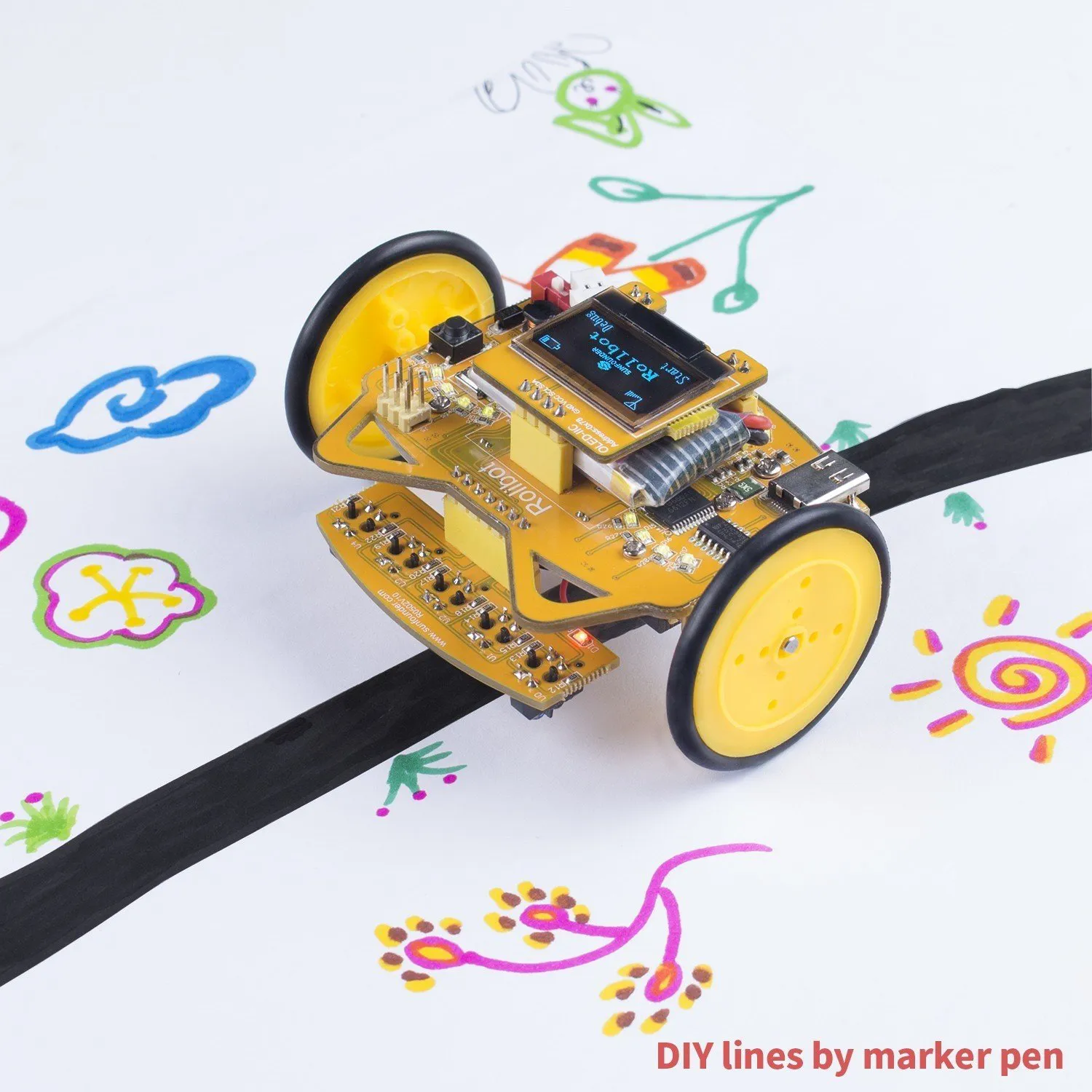 Photo of RollbotMicro STEM Learning Educational DIY Robotics Kit