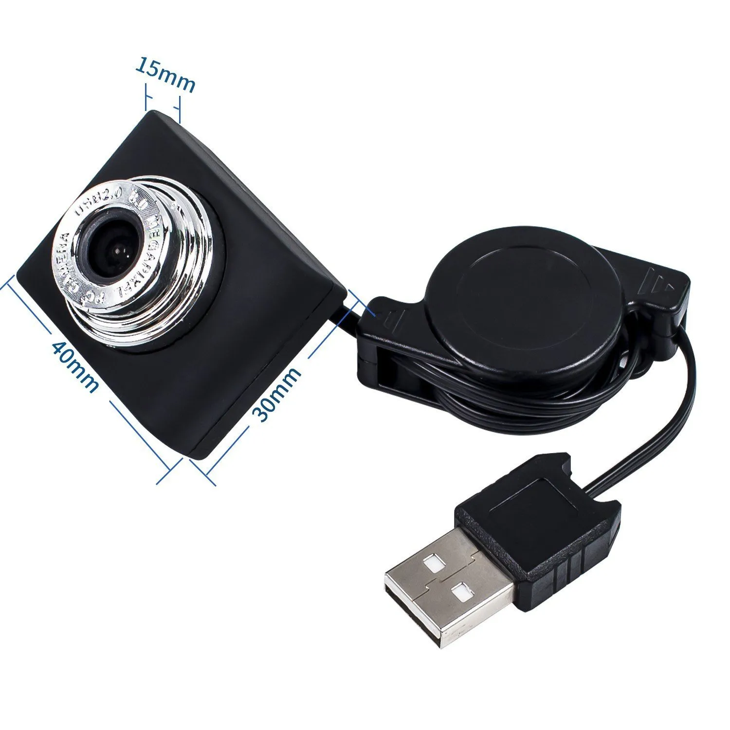 SunFounder Raspberry Pi Free Driver USB 2.0 Camera 300k Pixels Lens 1/4 CMOS 640x480 Resolution for Linux/Mac/Windows Etc. 