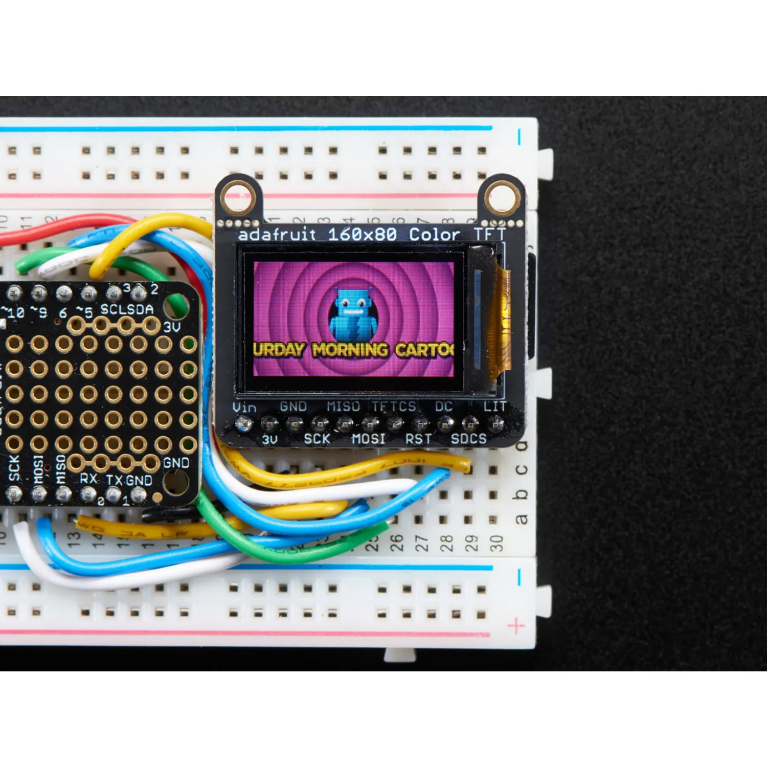 Photo of Adafruit 0.96 160x80 Color TFT Display w/ MicroSD Card Breakout [ST7735]