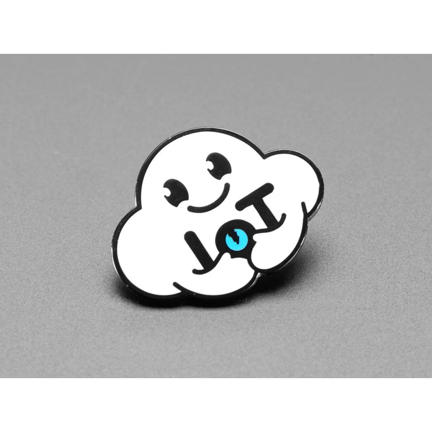 Photo of Nimbus the Friendly Cloud Entity - Limited Edition Enamel Pin