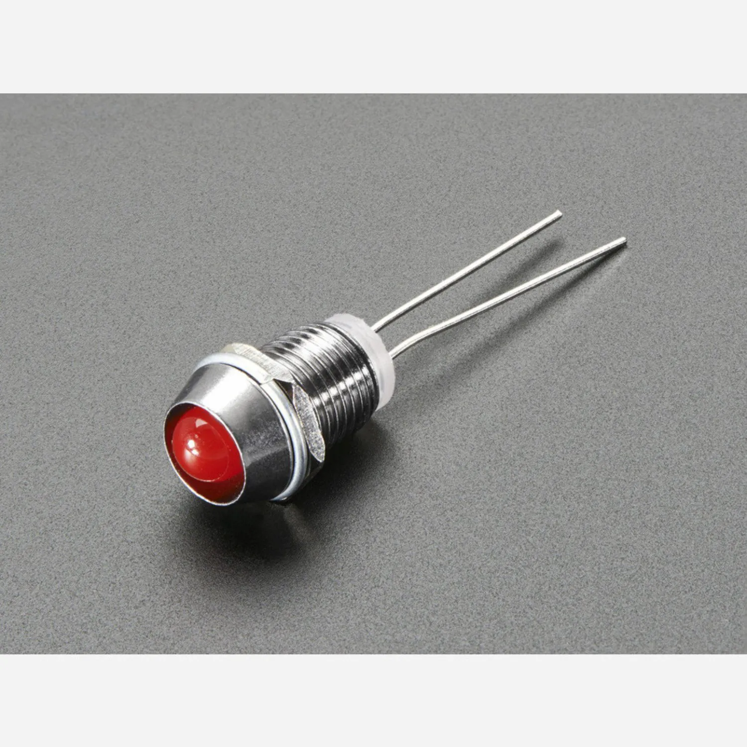 Photo of 5mm Chromed Metal Narrow Bevel LED Holder - Pack of 5