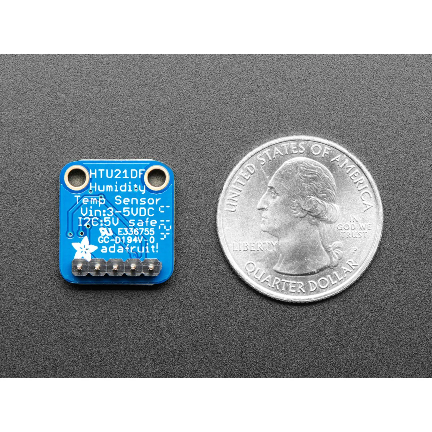 Photo of Adafruit HTU21D-F Temperature  Humidity Sensor Breakout Board - with or without Headers